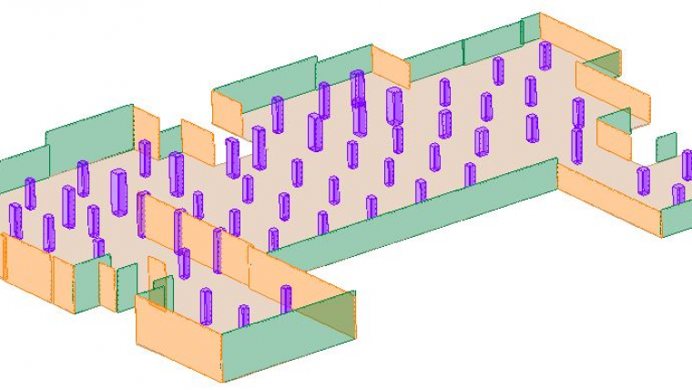 Automatic Segmentation of Point Clouds in Architecture