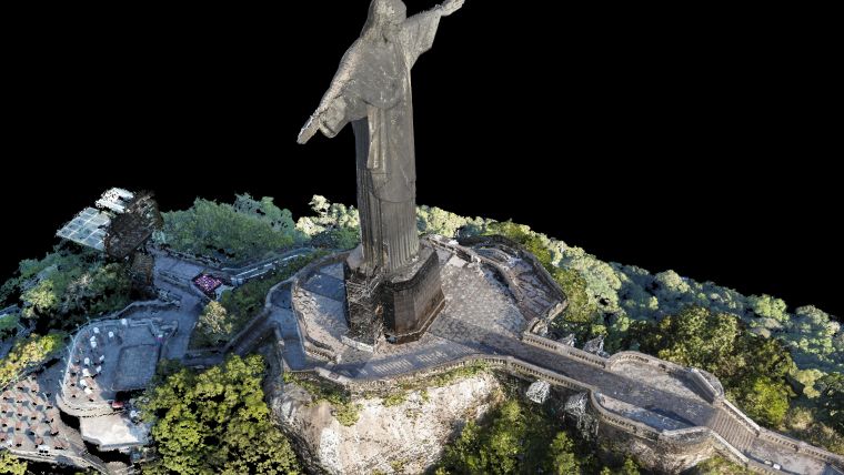 Christ the Redeemer Reconstructed in 3D