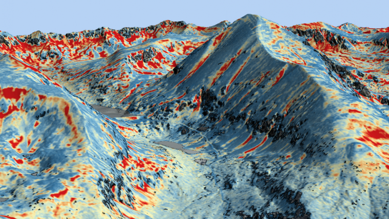 New Lidar System Applied for Snow Mapping