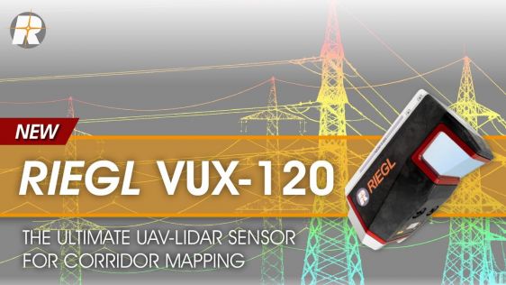 RIEGL vx -120无人机激光雷达传感器用于走廊测绘