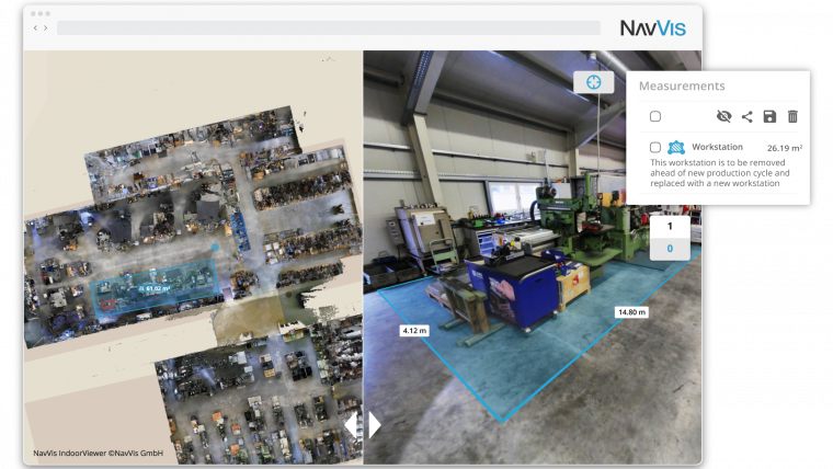 纳沃斯Adds Virtual Planning and Communication Features to IndoorViewer Software