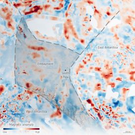 Filling the GOCE Data Gap Unearths South Pole’s Geological Past