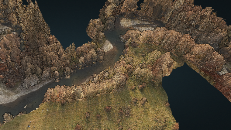 Underwater Deadwood and Vegetation from UAV-borne Topobathymetric Lidar