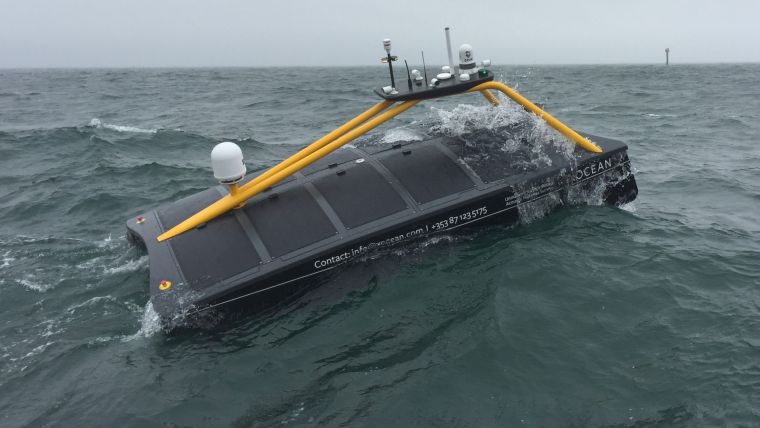 Remotely Controlled USV Undertakes Survey Work for Wind Farm