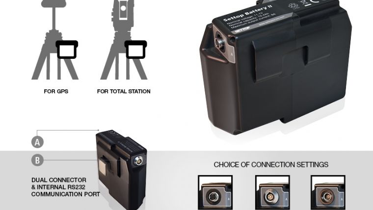 New Generation of Batteries for Total Stations and GNSS Receivers