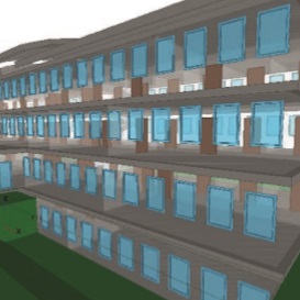 semantic selection of windows from a building information model